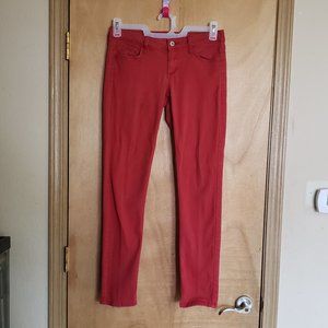 Arizona Jean Co Super Skinny Red Jeans size 7